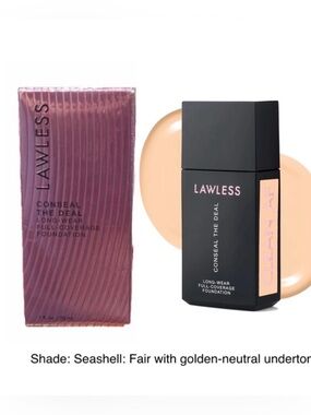 LAWLESS Conceal The Deal Foundation - Seashell (Fair)